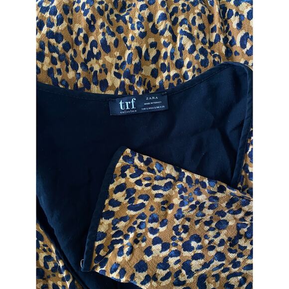 Zara Blogger Fave Animal Print Cheetah Wrap Dress - Picture 6 of 7